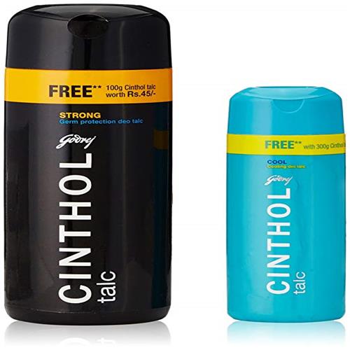 CINTHOL TALC STRONG 300gm FREE 100g